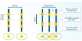 Schéma écartement inter rang
