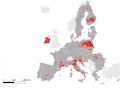 Dépassement du seuil pour le cadmium, le cuivre, le mercure et le zinc (en rouge)[4]