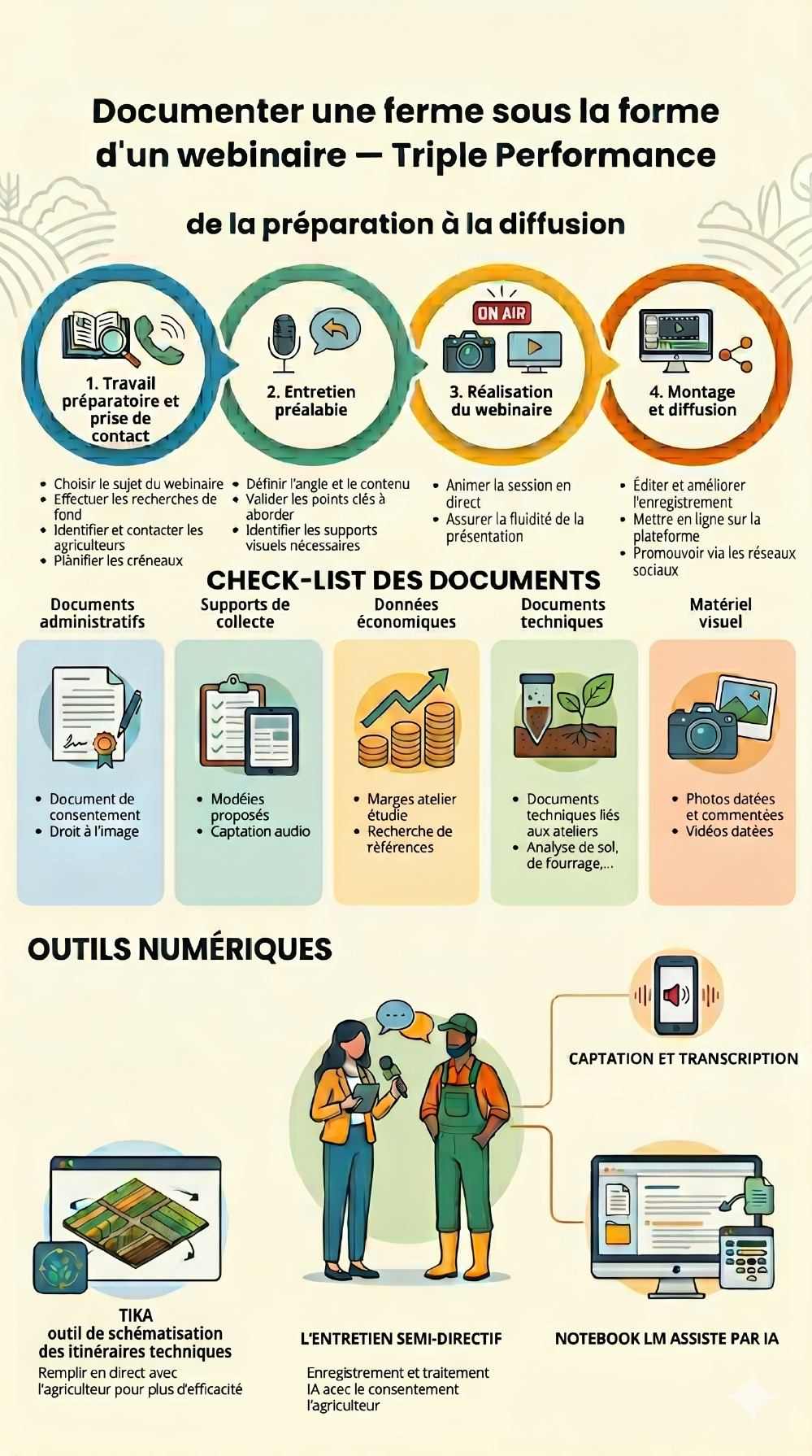 Méthodologie de documentation d'une ferme en format webinaire